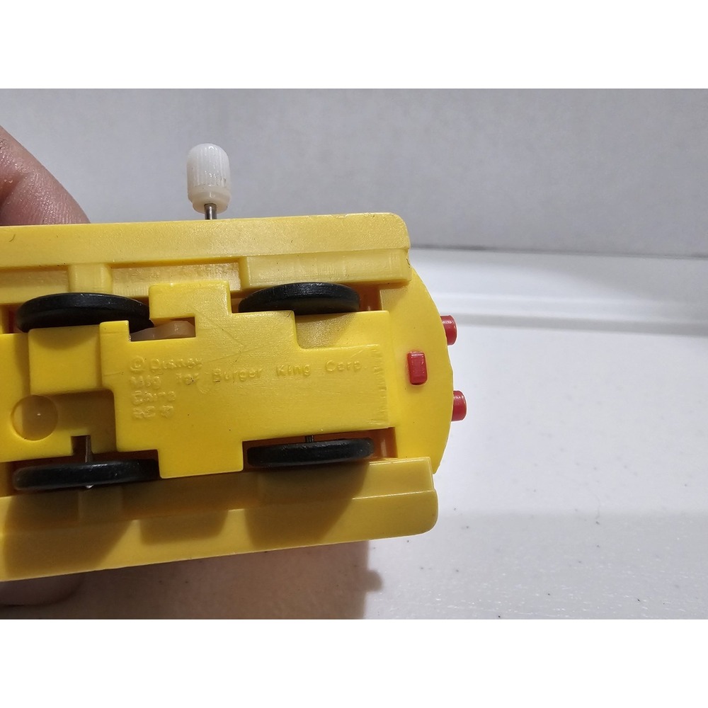 Chip and Dale Disney Wind-Up Trolley Car Toy Vintage Plastic - Picture 5 of 6